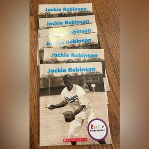 Scholastic Jackie Robinson Book NWT set of 6